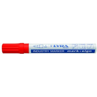 Produktbild för Lyra industrimarkör 3 mm röd