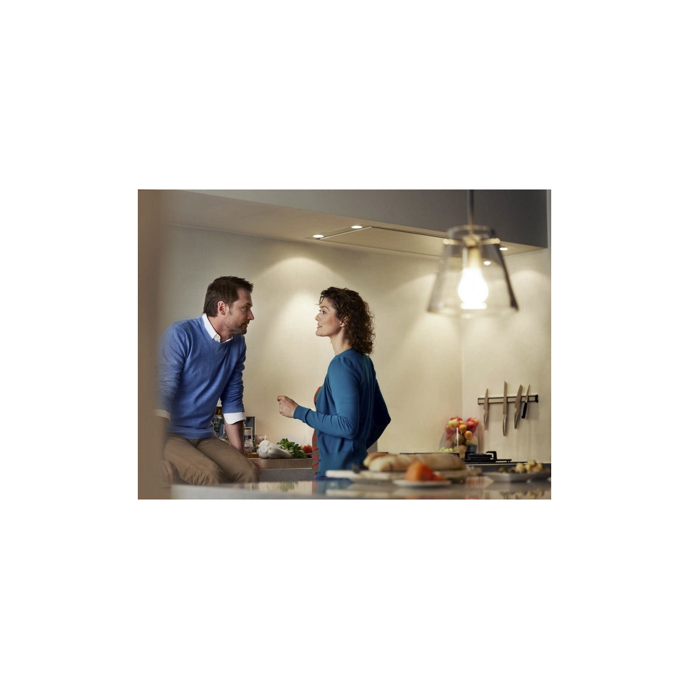 Produktbild för Philips - LED-glödlampa - form: A60 - E27 - 6 W - varmt vitt ljus - 2700 K