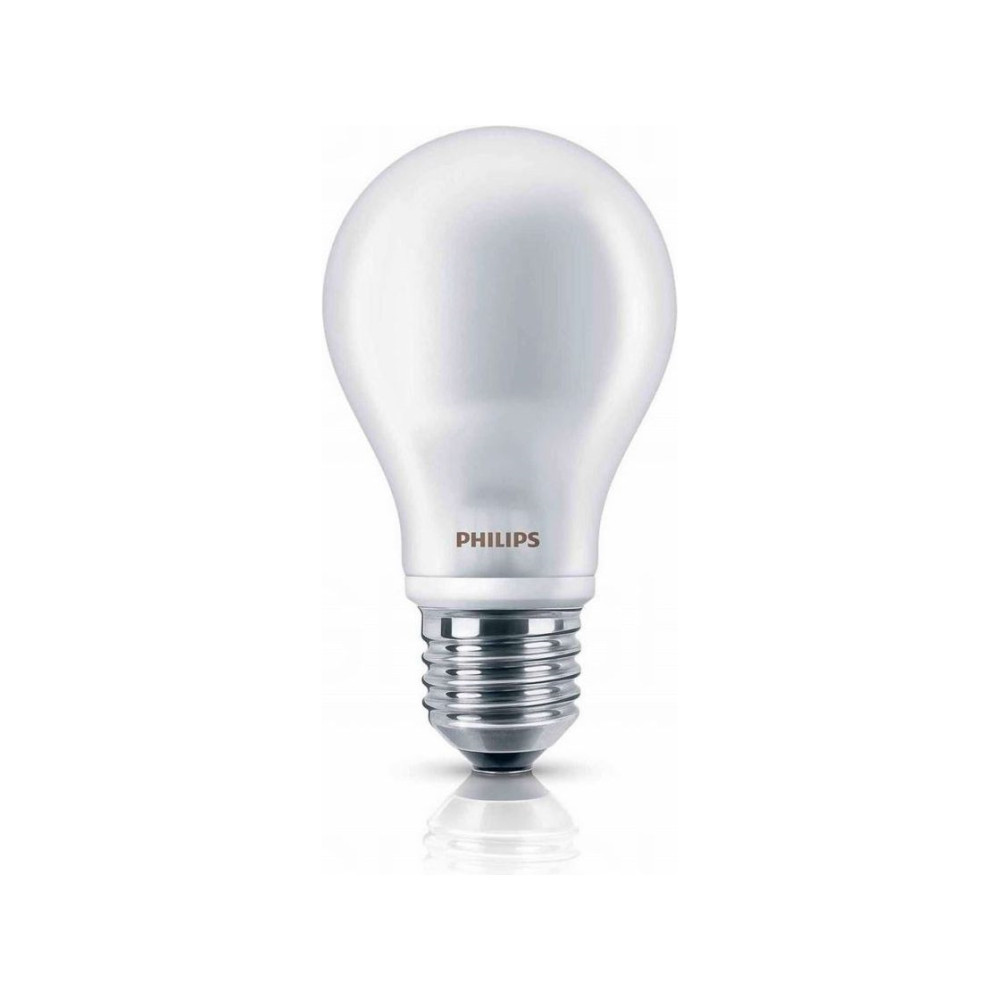 Produktbild för Philips - LED-glödlampa - form: A60 - E27 - 6 W - varmt vitt ljus - 2700 K