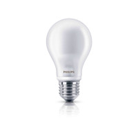 Produktbild för Philips - LED-glödlampa - form: A60 - E27 - 6 W - varmt vitt ljus - 2700 K