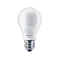 Produktbild för Philips - LED-glödlampa - form: A60 - E27 - 6 W - varmt vitt ljus - 2700 K