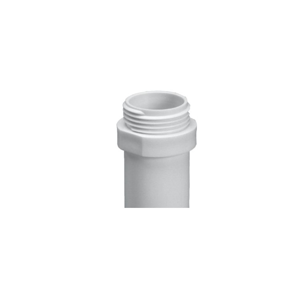Produktbild för Purus rak övergång Ø32 mm längd 65 mm 3/4" utvändig gänga 1/...