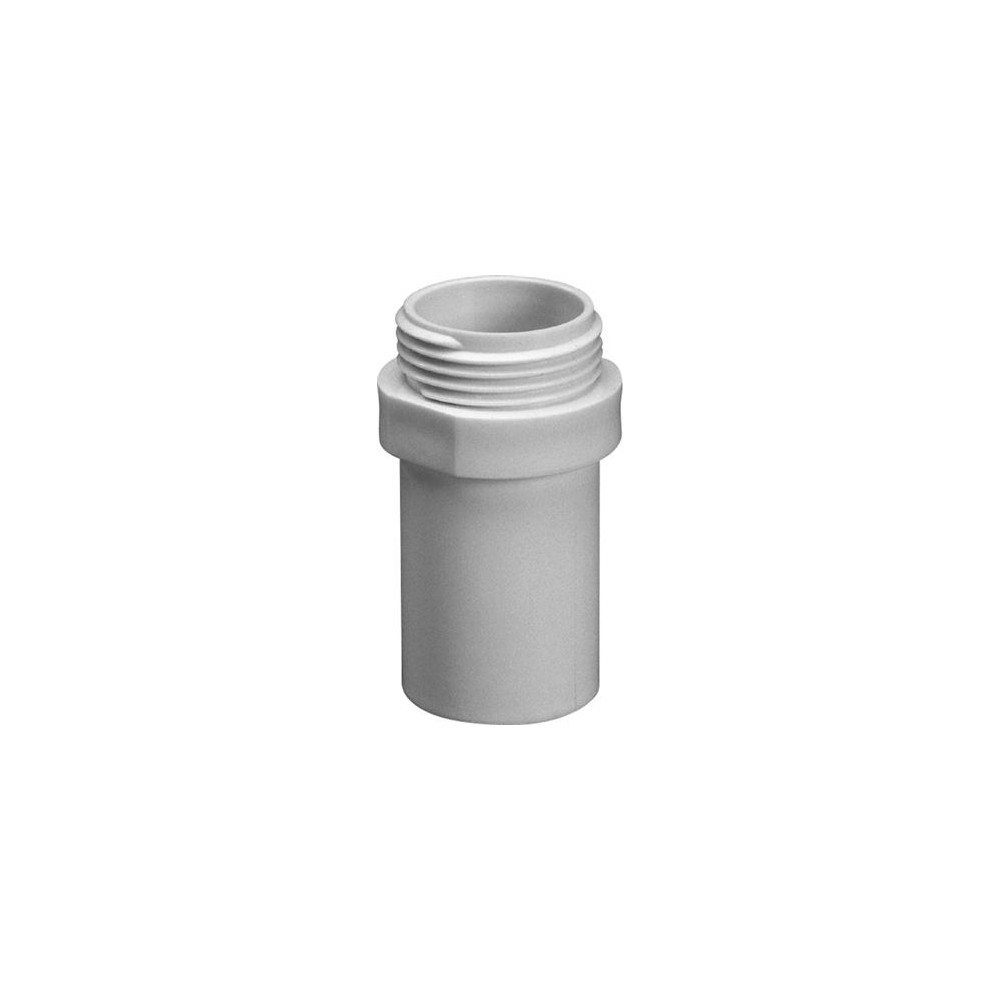 Produktbild för Purus rak övergång Ø32 mm längd 65 mm 3/4" utvändig gänga 1/...