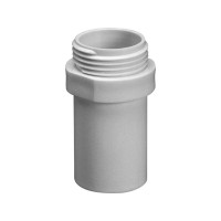 Produktbild för Purus rak övergång Ø32 mm längd 65 mm 3/4" utvändig gänga 1/...