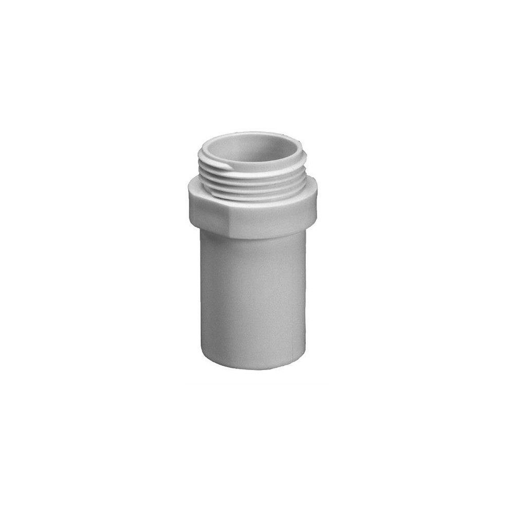 Produktbild för Purus rak övergång Ø32 mm längd 65 mm 3/4" utvändig gänga 1/...