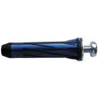 Produktbild för Roset blå panh expansionsdubb för 1-lagers gips 55 mm, 25 st