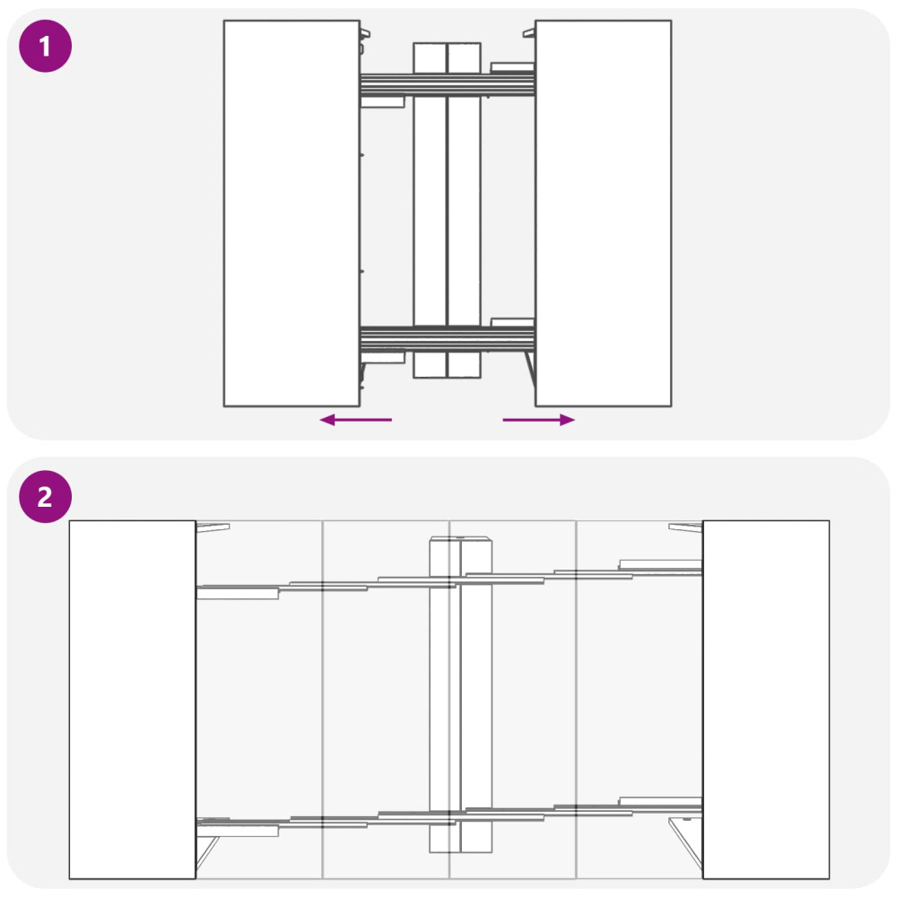 Produktbild för Matbord 180 x 85 x 75 cm Konstruerat trä Rökt ek Rektangulär