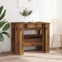 Produktbild för Matbord 180 x 85 x 75 cm Konstruerat trä Gammalt trä