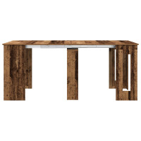 Produktbild för Matbord 180 x 85 x 75 cm Konstruerat trä Gammalt trä