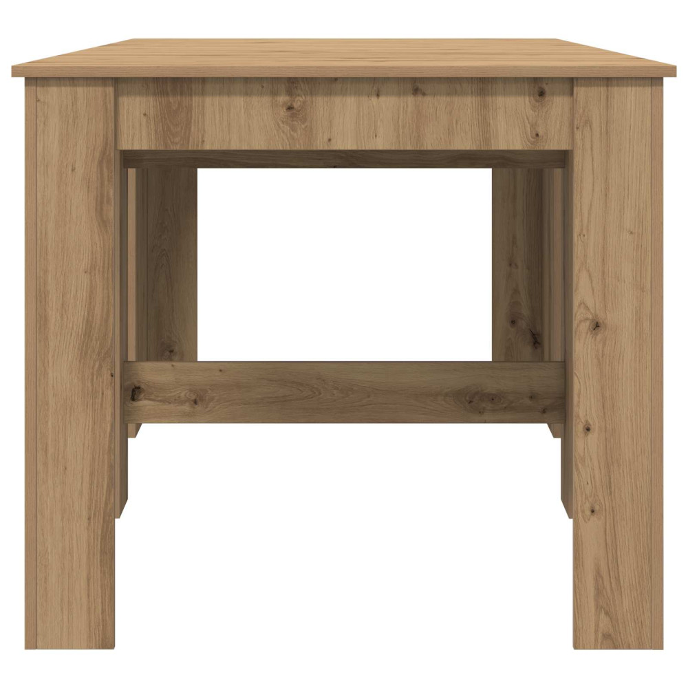 Produktbild för Matbord 180 x 85 x 75 cm Konstruerat trä Artisan-ek Rektangulär