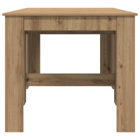 Produktbild för Matbord 180 x 85 x 75 cm Konstruerat trä Artisan-ek Rektangulär