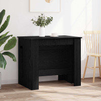 Produktbild för Matbord 240 x 85 x 75 cm Konstruerat trä Svart ek Rektangulär