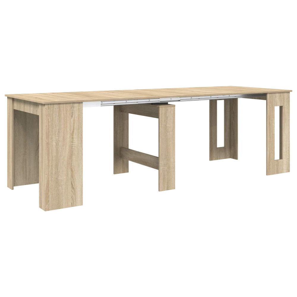 Produktbild för Matbord 240 x 85 x 75 cm Konstruerat trä Sonoma-ek Rektangulär