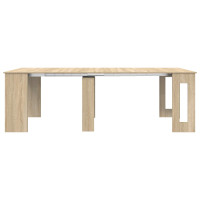 Produktbild för Matbord 240 x 85 x 75 cm Konstruerat trä Sonoma-ek Rektangulär