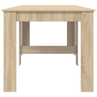 Produktbild för Matbord 240 x 85 x 75 cm Konstruerat trä Sonoma-ek Rektangulär