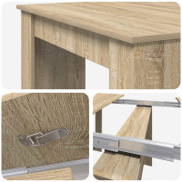 Produktbild för Matbord 240 x 85 x 75 cm Konstruerat trä Sonoma-ek Rektangulär