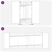 Produktbild för Matbord 240 x 85 x 75 cm Konstruerat trä Sonoma-ek Rektangulär
