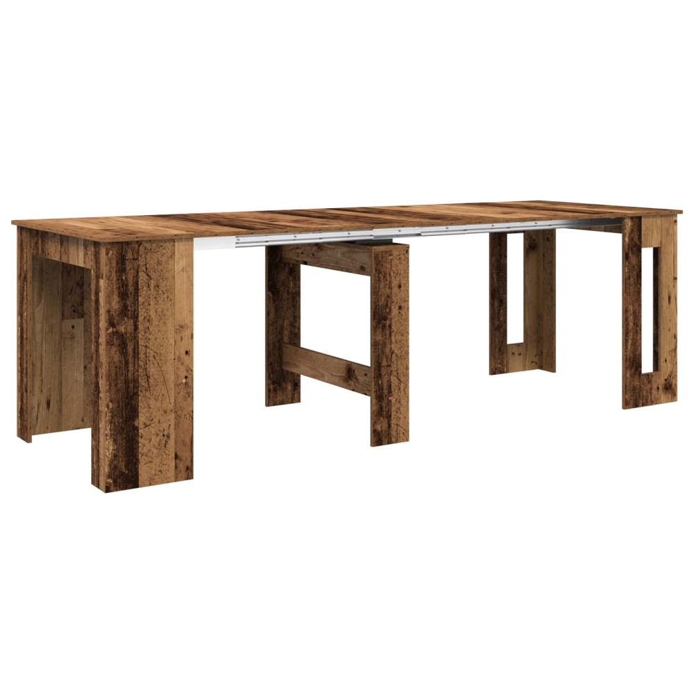 Produktbild för Matbord 240 x 85 x 75 cm Konstruerat trä Gammalt trä