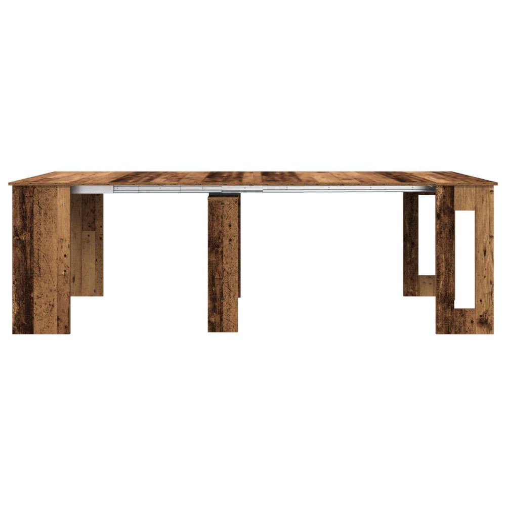 Produktbild för Matbord 240 x 85 x 75 cm Konstruerat trä Gammalt trä