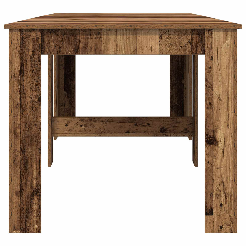 Produktbild för Matbord 240 x 85 x 75 cm Konstruerat trä Gammalt trä