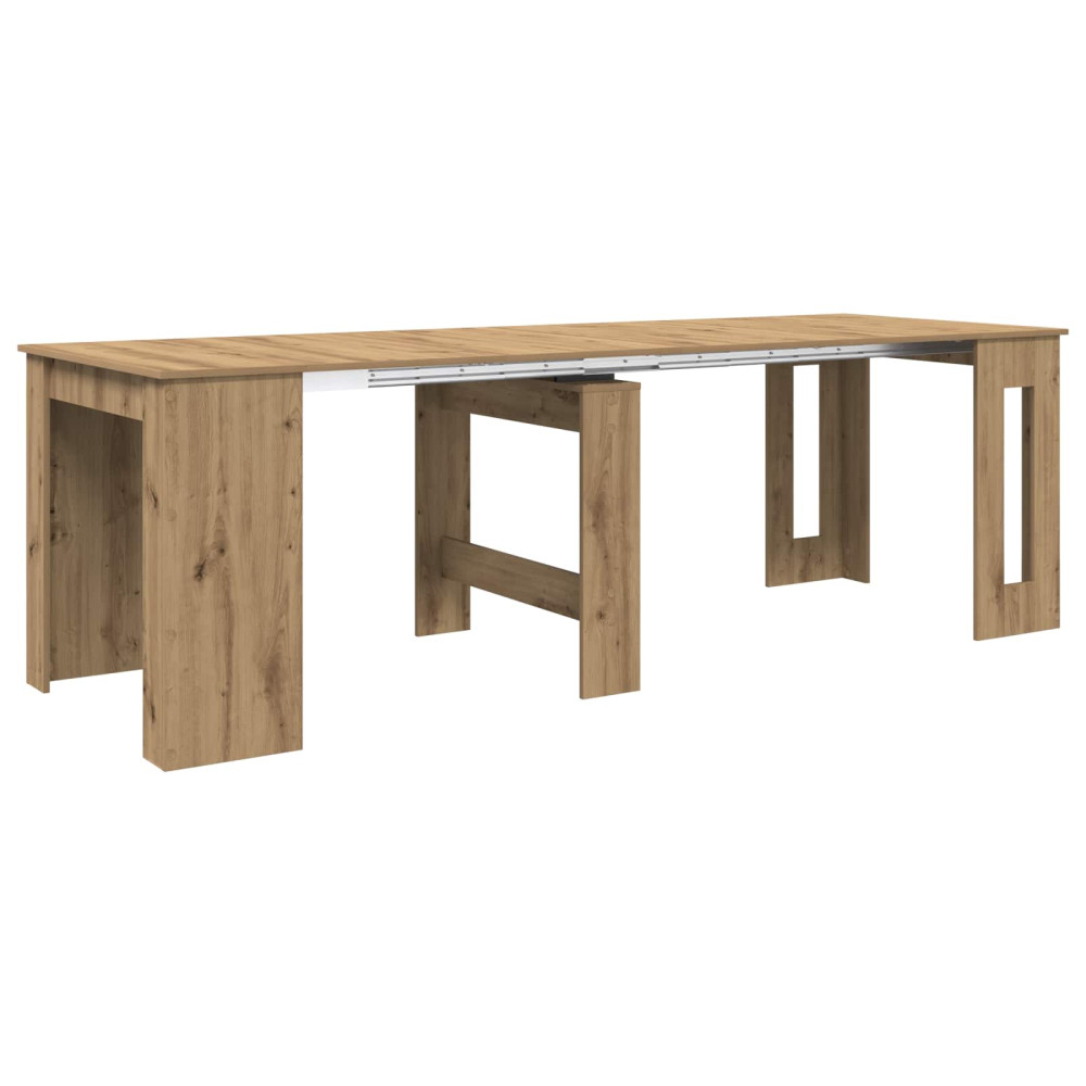 Produktbild för Matbord 240 x 85 x 75 cm Konstruerat trä Artisan-ek Rektangulär