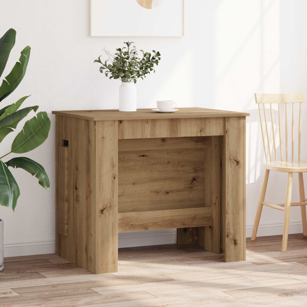 Produktbild för Matbord 240 x 85 x 75 cm Konstruerat trä Artisan-ek Rektangulär