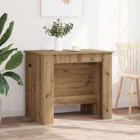 Produktbild för Matbord 240 x 85 x 75 cm Konstruerat trä Artisan-ek Rektangulär