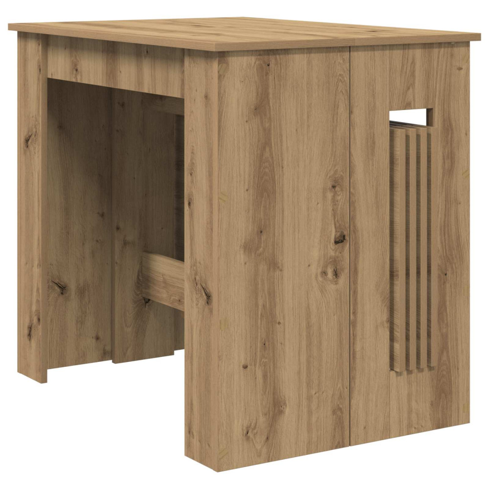 Produktbild för Matbord 240 x 85 x 75 cm Konstruerat trä Artisan-ek Rektangulär
