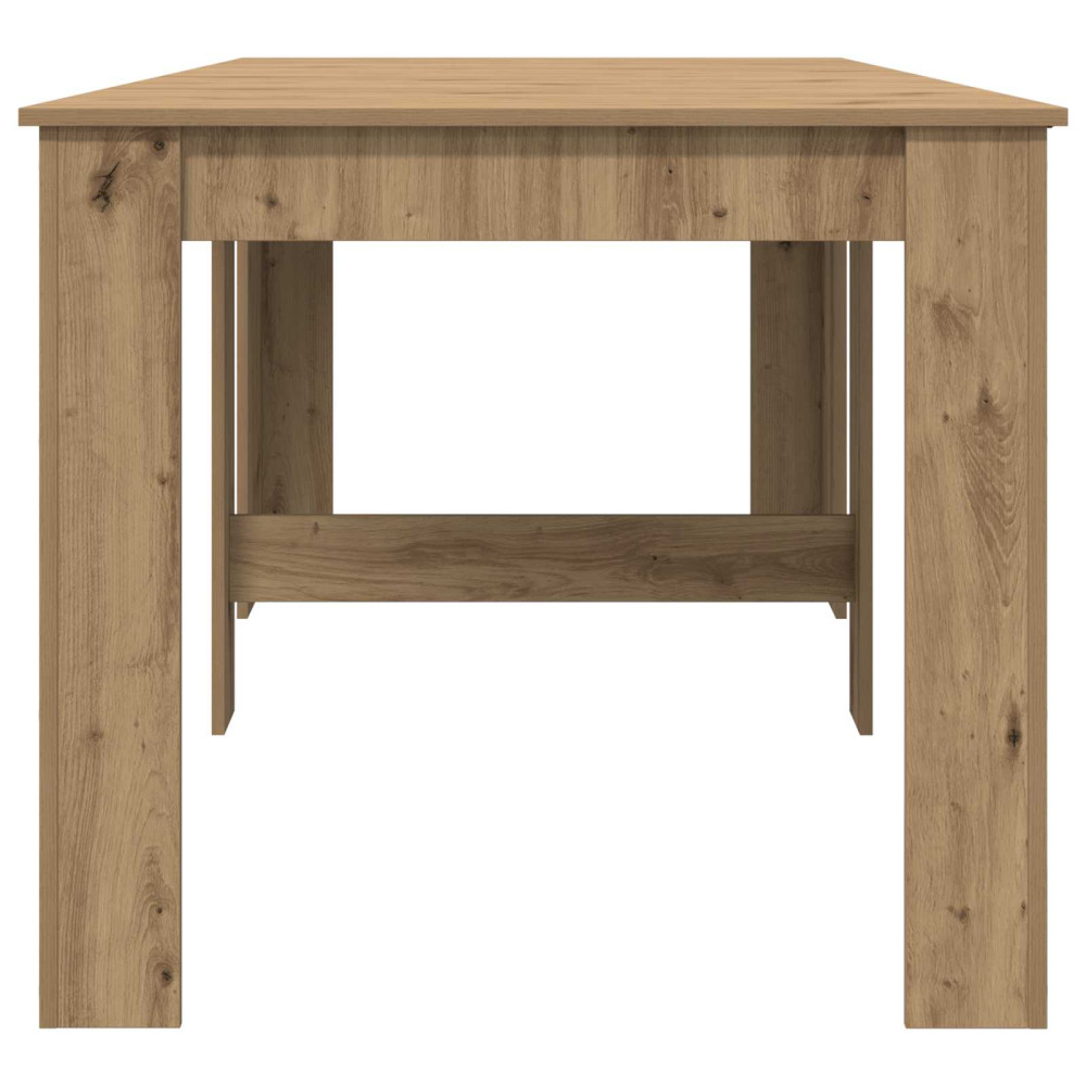 Produktbild för Matbord 240 x 85 x 75 cm Konstruerat trä Artisan-ek Rektangulär