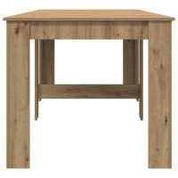 Produktbild för Matbord 240 x 85 x 75 cm Konstruerat trä Artisan-ek Rektangulär
