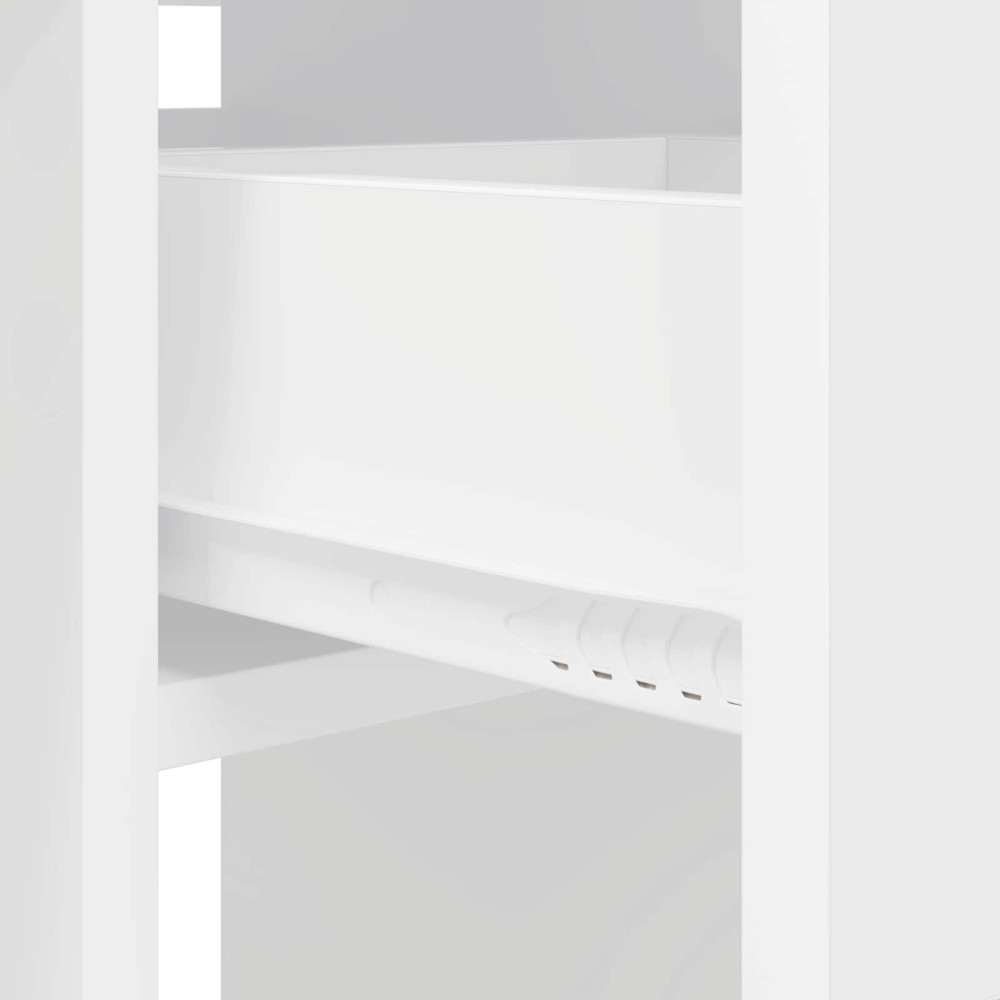 Produktbild för Matbord 115 x 70 x 75 cm Konstruerat trä Vit Rektangulär