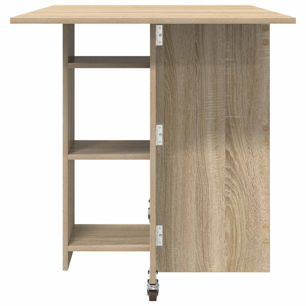 Produktbild för Matbord 115 x 70 x 75 cm Konstruerat trä Sonoma-ek Rektangulär