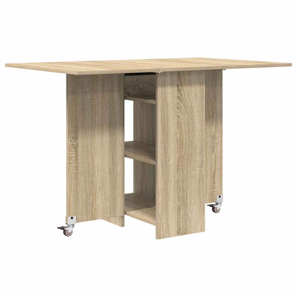 Produktbild för Matbord 115 x 70 x 75 cm Konstruerat trä Sonoma-ek Rektangulär