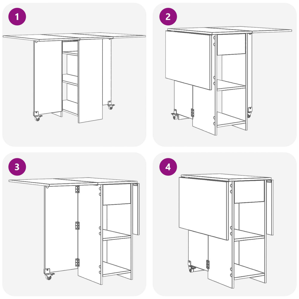 Produktbild för Matbord 115 x 70 x 75 cm Konstruerat trä Sonoma-ek Rektangulär