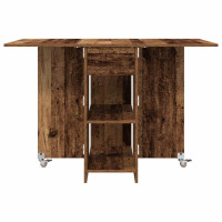 Produktbild för Matbord 115 x 70 x 75 cm Konstruerat trä Gammalt trä