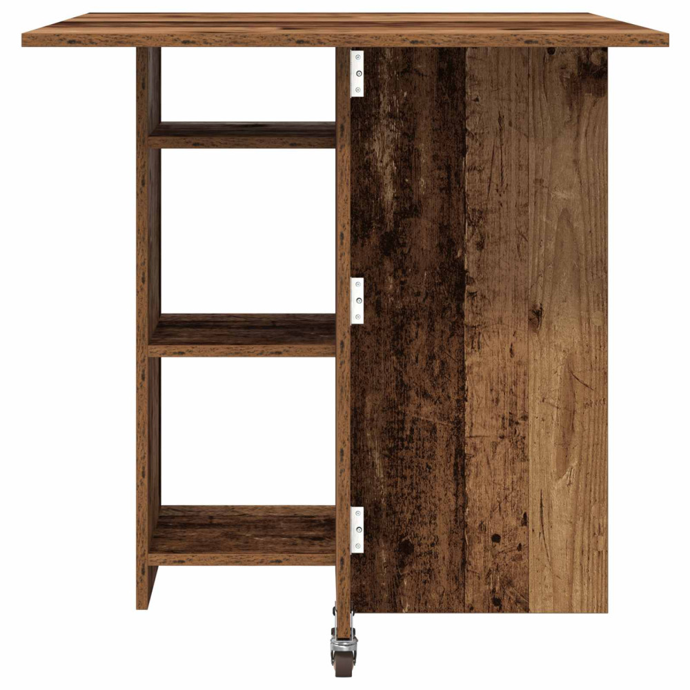 Produktbild för Matbord 115 x 70 x 75 cm Konstruerat trä Gammalt trä