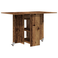 Produktbild för Matbord 115 x 70 x 75 cm Konstruerat trä Gammalt trä