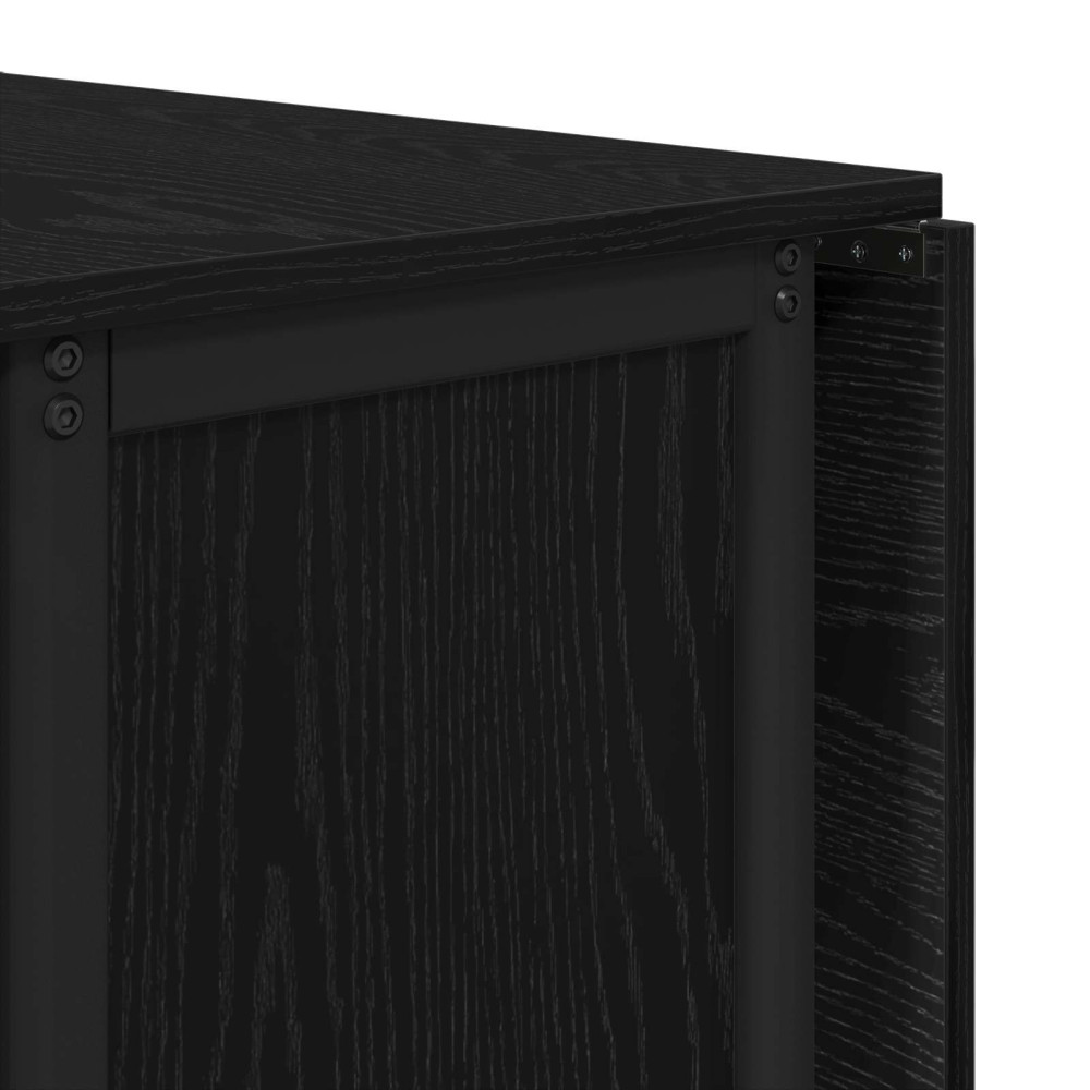 Produktbild för Hopfällbart matbord med hjul 130 x 80 x 76,5 cm Konstruerat trä