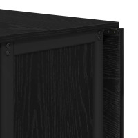 Produktbild för Hopfällbart matbord med hjul 130 x 80 x 76,5 cm Konstruerat trä