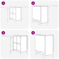 Produktbild för Matbord 144 x 60 x 75 cm Konstruerat trä Svart ek Rektangulär