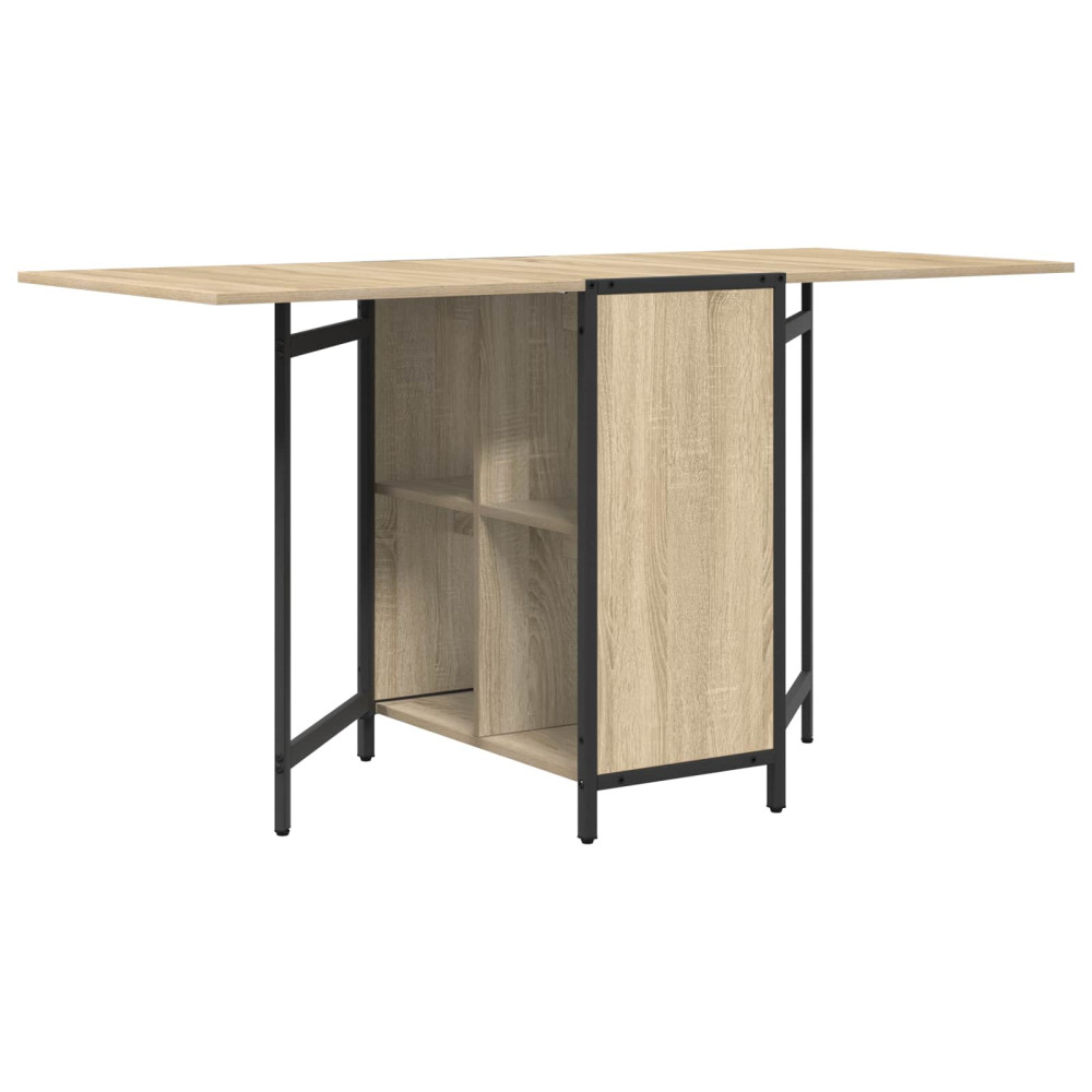 Produktbild för Matbord 144 x 60 x 75 cm Konstruerat trä Sonoma-ek Rektangulär
