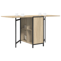 Produktbild för Matbord 144 x 60 x 75 cm Konstruerat trä Sonoma-ek Rektangulär