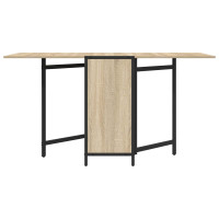 Produktbild för Matbord 144 x 60 x 75 cm Konstruerat trä Sonoma-ek Rektangulär