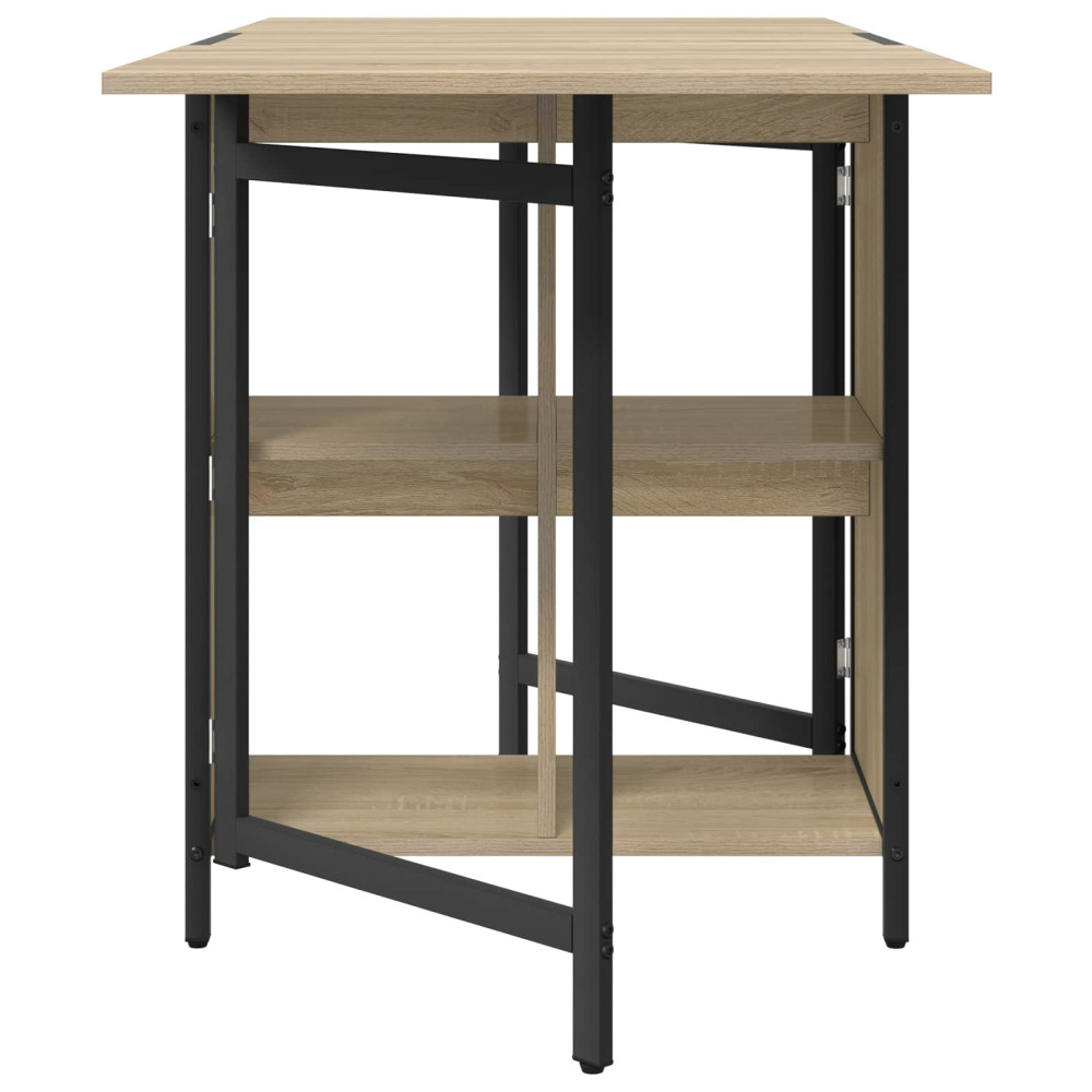 Produktbild för Matbord 144 x 60 x 75 cm Konstruerat trä Sonoma-ek Rektangulär
