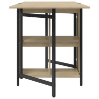 Produktbild för Matbord 144 x 60 x 75 cm Konstruerat trä Sonoma-ek Rektangulär