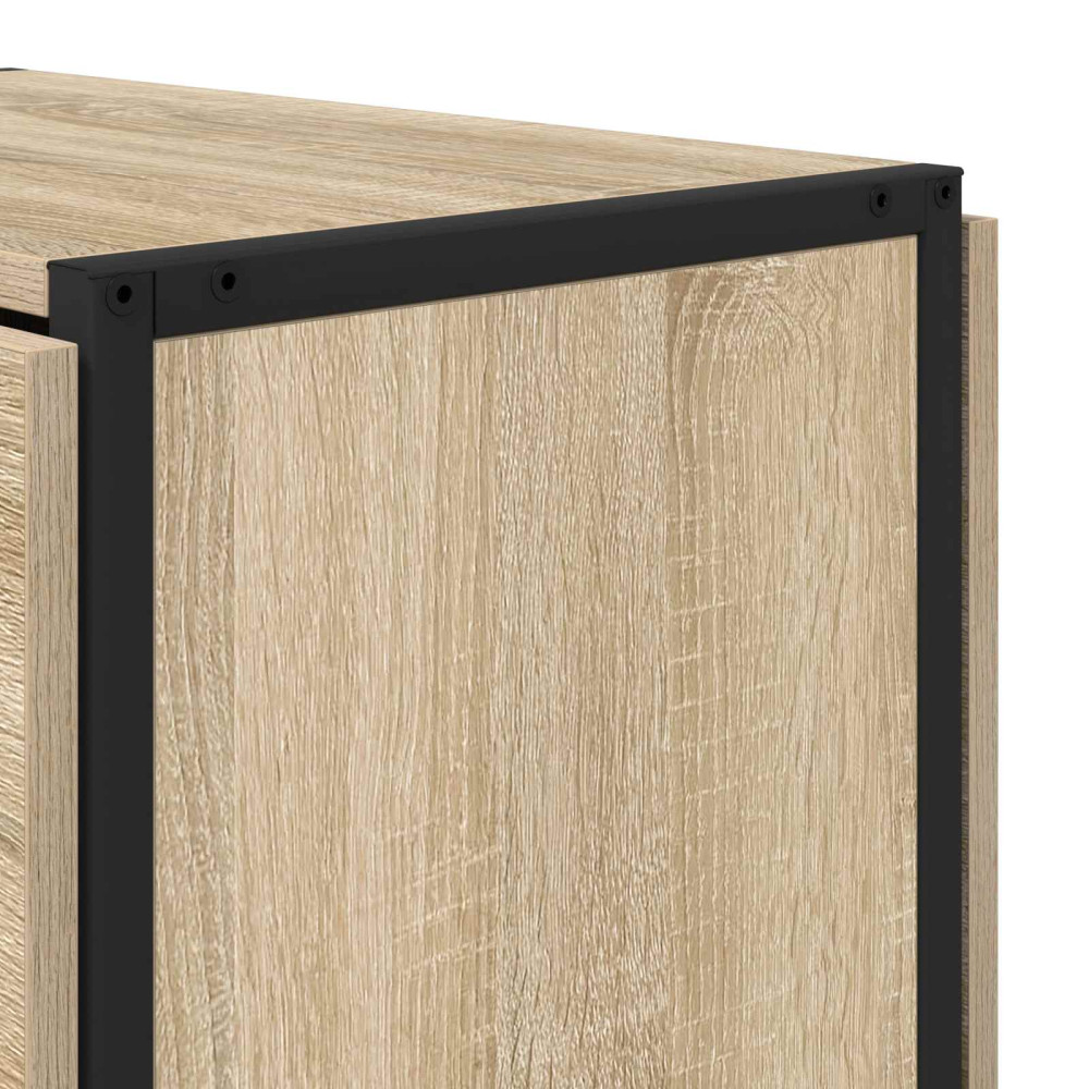 Produktbild för Matbord 144 x 60 x 75 cm Konstruerat trä Sonoma-ek Rektangulär