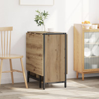 Produktbild för Matbord 144 x 60 x 75 cm Konstruerat trä Artisan-ek Rektangulär