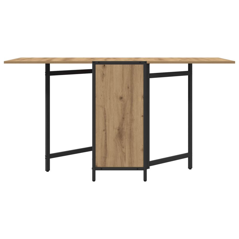 Produktbild för Matbord 144 x 60 x 75 cm Konstruerat trä Artisan-ek Rektangulär