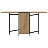 Produktbild för Matbord 144 x 60 x 75 cm Konstruerat trä Artisan-ek Rektangulär
