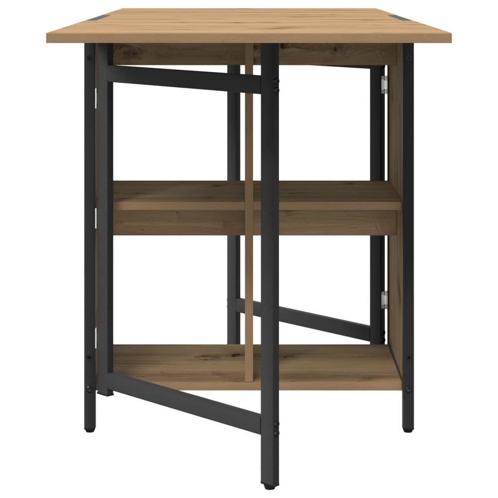 Produktbild för Matbord 144 x 60 x 75 cm Konstruerat trä Artisan-ek Rektangulär